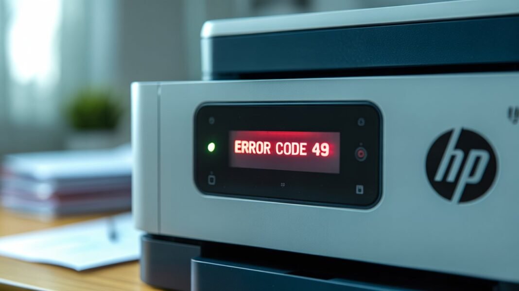 HP Printer Error Code 49