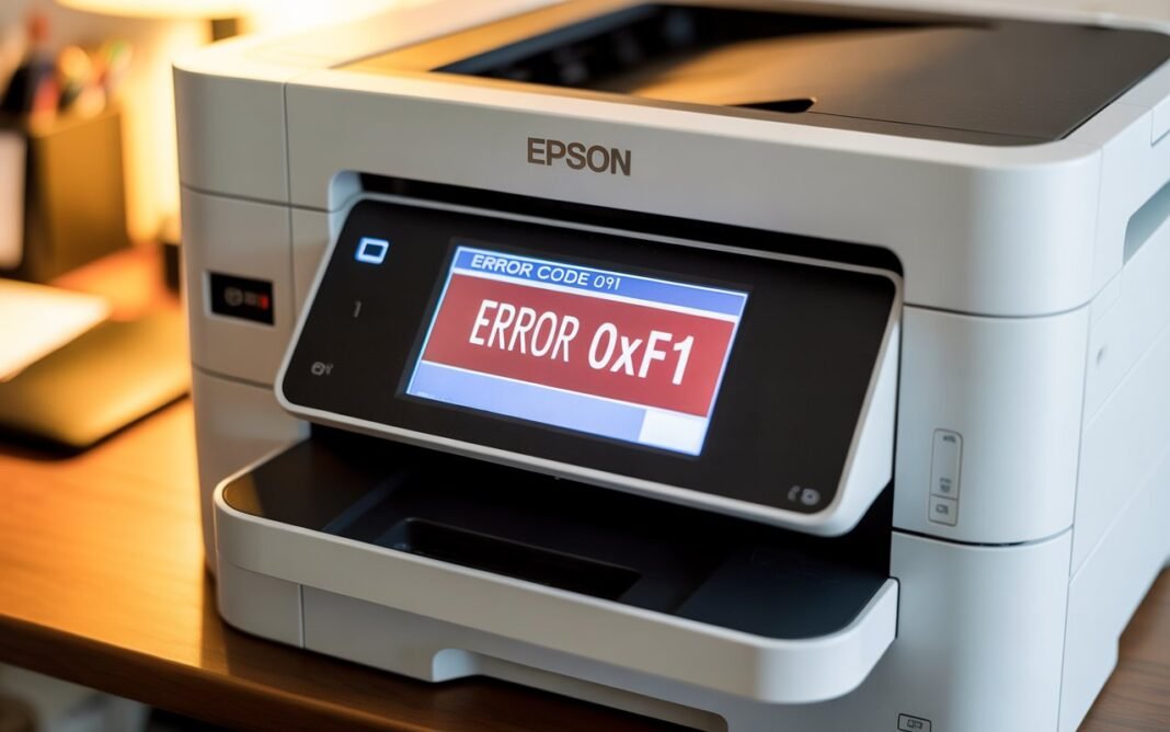 Epson Printer Error Code 0xf1